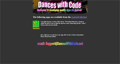 Desktop Screenshot of danceswithcode.net